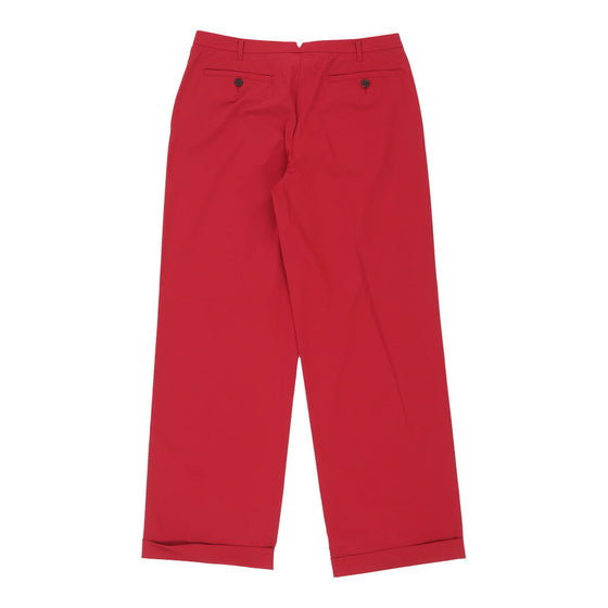 Vintage Prada Trousers - 30W UK 8 Red Nylon trousers Prada   
