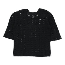  Unbranded Crochet Top - Small Black Cotton crochet top Unbranded   