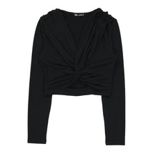  Zara Long Sleeve Top - Medium Black Polyester long sleeve top Zara   