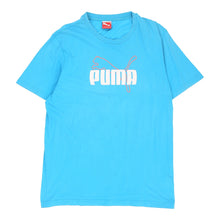  PUMA Mens T-Shirt - Large Cotton Blue t-shirt Puma   