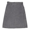 Vintage Unbranded Skirt - Medium UK 14 Grey Cotton skirt Unbranded   
