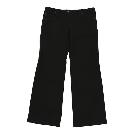 Vintage Armani Trousers - 38W UK 16 Black Cotton trousers Armani   