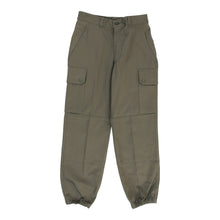  Vintage Unbranded Cargo Trousers - 28W UK 8 Khaki Cotton cargo trousers Unbranded   