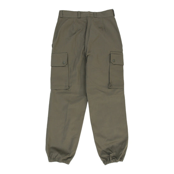 Vintage Unbranded Cargo Trousers - 26W UK 6 Khaki Cotton cargo trousers Unbranded   