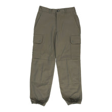  Vintage Unbranded Cargo Trousers - 28W UK 8 Khaki Cotton cargo trousers Unbranded   