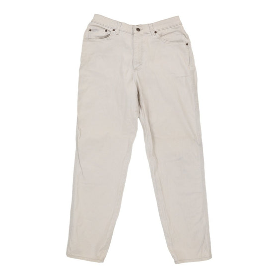 Vintage Lee Jeans - 32W UK 12 Beige Cotton jeans Lee   