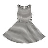 H&M Womens A-Line Dress - XS Polyester Black & White a-line dress H&M   