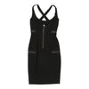 ZARA Womens Sheath Dress - XS Cotton Black sheath dress Zara   