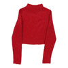 H&M Womens Jumper - XS Polyester Red jumper H&M   