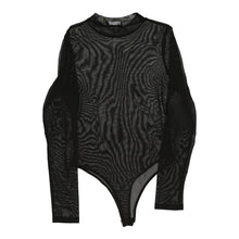  BERSHKA Womens Bodysuit - XS Polyester Black bodysuit Bershka   