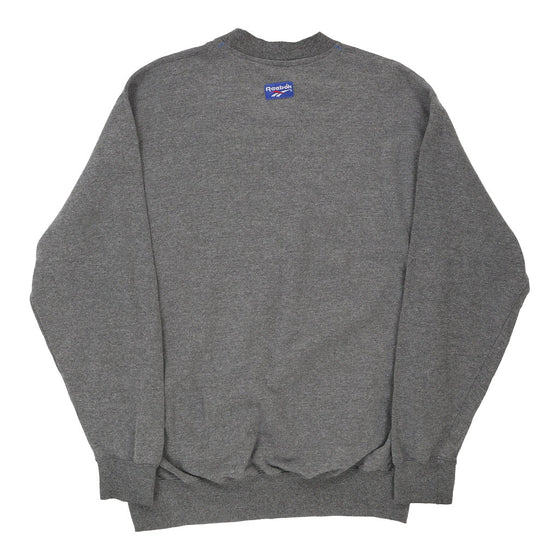 Vintage Reebok Sweatshirt - Medium Grey Cotton sweatshirt Reebok   