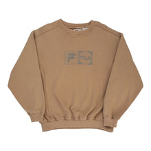  Vintage Fila Sweatshirt - Large Brown Cotton sweatshirt Fila   