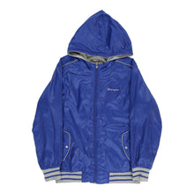  Vintage Reversible Champion Jacket - XS Blue Polyester jacket Champion   