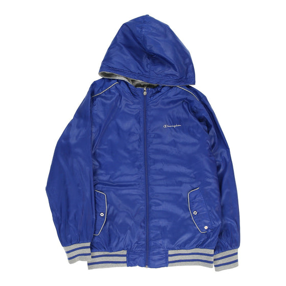 Vintage Reversible Champion Jacket - XS Blue Polyester jacket Champion   