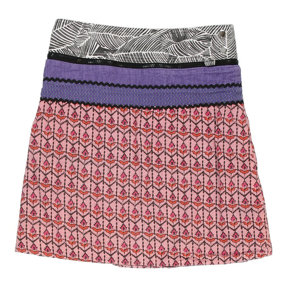 Vintage Reversible Unbranded Cord Skirt - 28W UK 8 Pink Cotton cord skirt Unbranded   