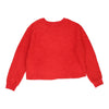 Pre-Loved Mickey Mouse Disney Sweatshirt - Medium Red Polyester sweatshirt Disney   