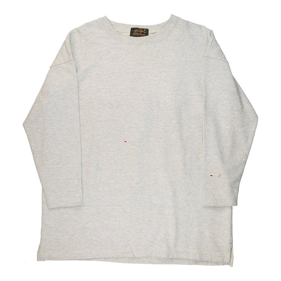 Vintage Eddie Bauer Sweatshirt - Small Grey Cotton sweatshirt Eddie Bauer   