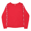 LEVIS Womens Sweatshirt - Large Cotton Red sweatshirt Levis   