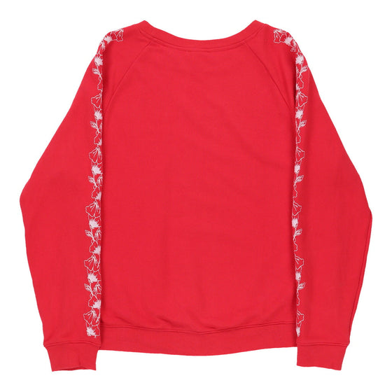 LEVIS Womens Sweatshirt - Large Cotton Red sweatshirt Levis   