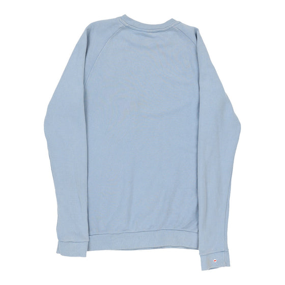 ADIDAS Womens Sweatshirt - Small Cotton Blue sweatshirt Adidas   