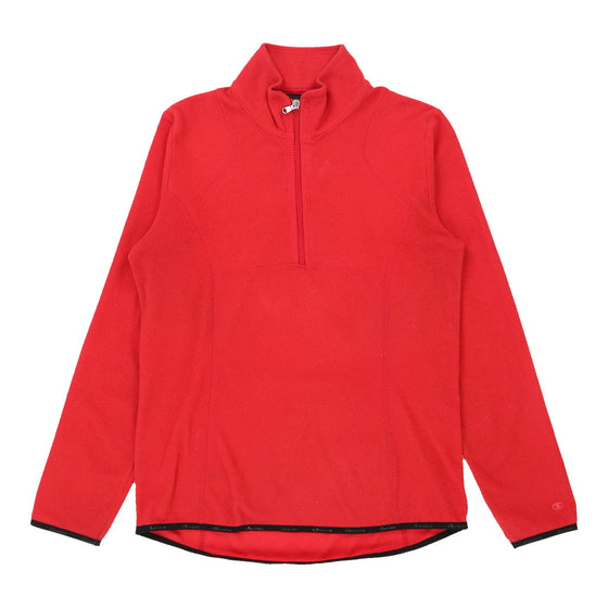 Vintage Champion Fleece - Medium Red Polyester fleece Champion   