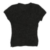 Vintage T-Shirt - Small Black Nylon t-shirt Thrifted.com   