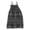 Vintage Dress - 2XL Black Polyester dress Thrifted.com   