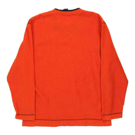 Vintage Nautica Fleece - Large Orange Polyester fleece Nautica   