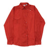 Vintage Liz Claiborne Shirt - Medium Orange Polyester shirt Liz Claiborne   