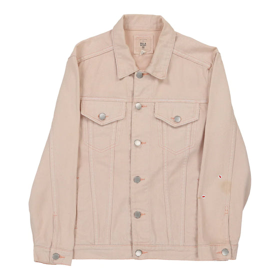Vintage Billabong Denim Jacket - Medium Cream Cotton denim jacket Billabong   