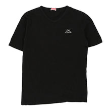  Kappa V-Neck T-Shirt - Medium Black Cotton t-shirt Kappa   