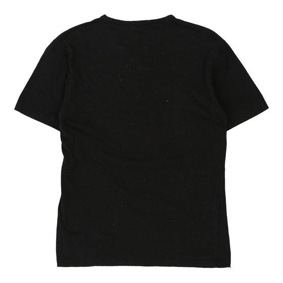 Kappa V-Neck T-Shirt - Medium Black Cotton t-shirt Kappa   