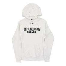  Vintage Joel Barlow Soccer Nike Hoodie - Medium White Cotton hoodie Nike   