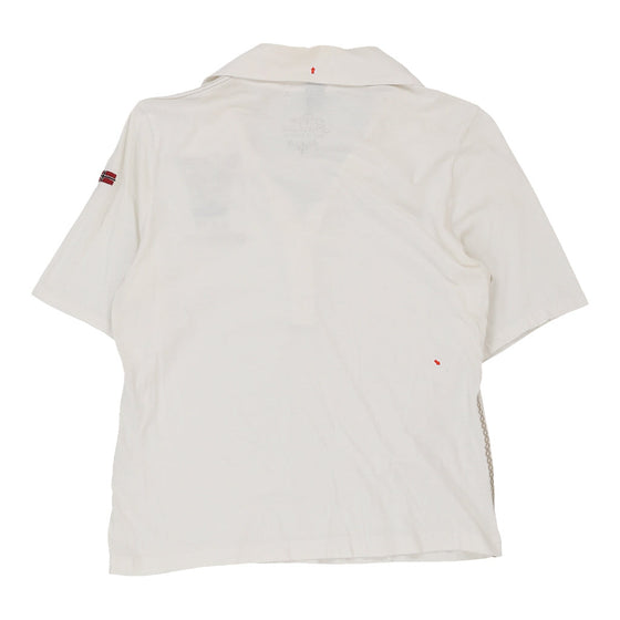 Vintage Napapijri Polo Shirt - Large White Cotton polo shirt Napapijri   
