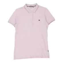 Vintage Napapijri Polo Shirt - Large Pink Cotton polo shirt Napapijri   