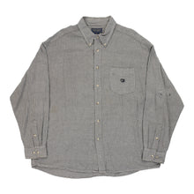  Vintage Duck Head Flannel Shirt - XL Grey Cotton flannel shirt Duck Head   