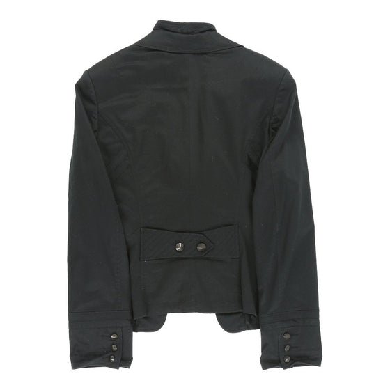 Vintage Blue Jacket - Medium Black Cotton jacket Blue   