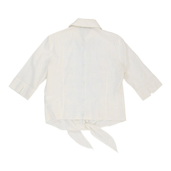 Vintage Vani R Blouse - Large White Cotton blouse Vani R   