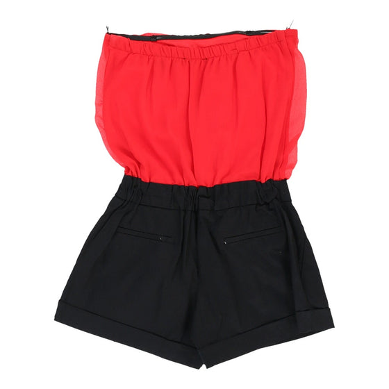 Vintage Tally Weijl Playsuit - Small Red Cotton playsuit Tally Weijl   