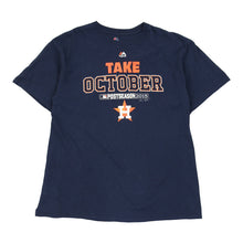  Houston Astros Majestic MLB T-Shirt - Large Navy Cotton t-shirt Majestic   
