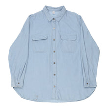  Vintage Old Navy Cord Shirt - 2XL Blue Cotton cord shirt Old Navy   