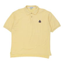  Vintage Izod Polo Shirt - Large Yellow Cotton polo shirt Izod   