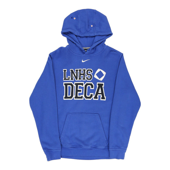 LNHS Deca Nike College Hoodie - Small Blue Cotton hoodie Nike   