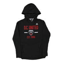  Vintage D.C. United Adidas Hoodie - Small Black Cotton Blend hoodie Adidas   