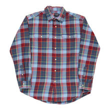  Chaps Ralph Lauren Checked Check Shirt - Large Blue Cotton check shirt Chaps Ralph Lauren   