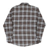 Vintage Sea Barrier Flannel Shirt - XL Brown Cotton flannel shirt Sea Barrier   