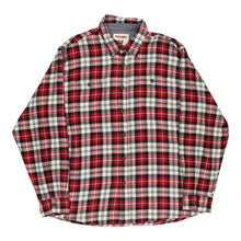  Vintage Wrangler Check Shirt - 2XL Red Cotton check shirt Wrangler   