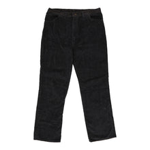  Vintage Wrangler Cord Trousers - 36W 31L Black Cotton cord trousers Wrangler   