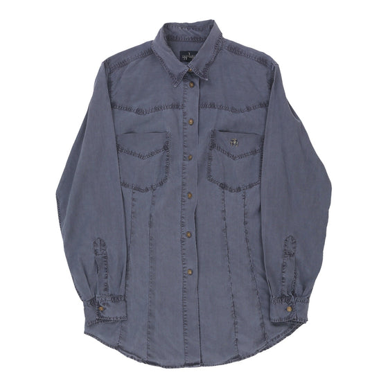 Vintage Trussardi Shirt - Small Blue Cotton shirt Trussardi   