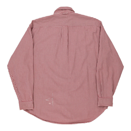 Vintage Tommy Hilfiger Check Shirt - Large Red Cotton check shirt Tommy Hilfiger   